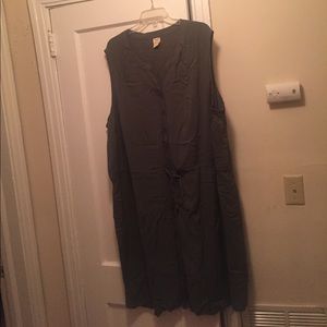Army Green Button Down Dress size 26-28/4X